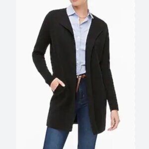 J. Crew Factory Vanessa Open Cardigan Black Size Small